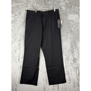 Kenneth Cole New York Mens Pant Well Taken II Black Dress Pants Size 34 30